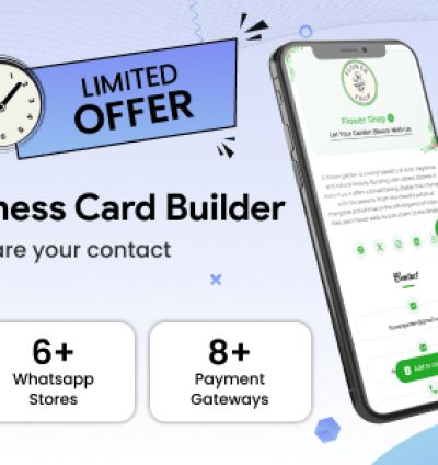 Infy vCard Saas : Digital Business Card Builder