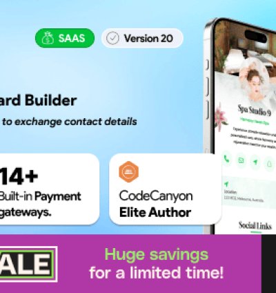 GoBiz - vCard SaaS Digital Business Card Builder